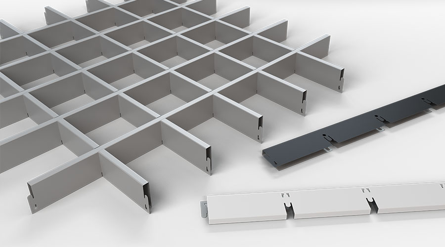 تایل آلومینیومی سقف کاذب سلول باز یا گریلیوم در چند چشمه تولید و تنوع رنگی آن به چه صورت است ؟