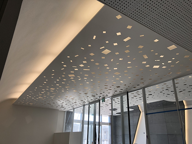 قیمت سقف کاذب ورق پانچ متال آلومینیومی