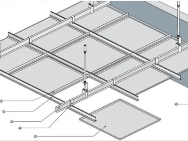 آموزش نصب تایل آلومینیومی سازه مخفی سقف کاذب به زبان ساده ؟