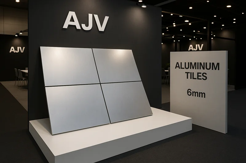 تایل آلومینیومی ساده با ضخامت 6 میلیمتر؛