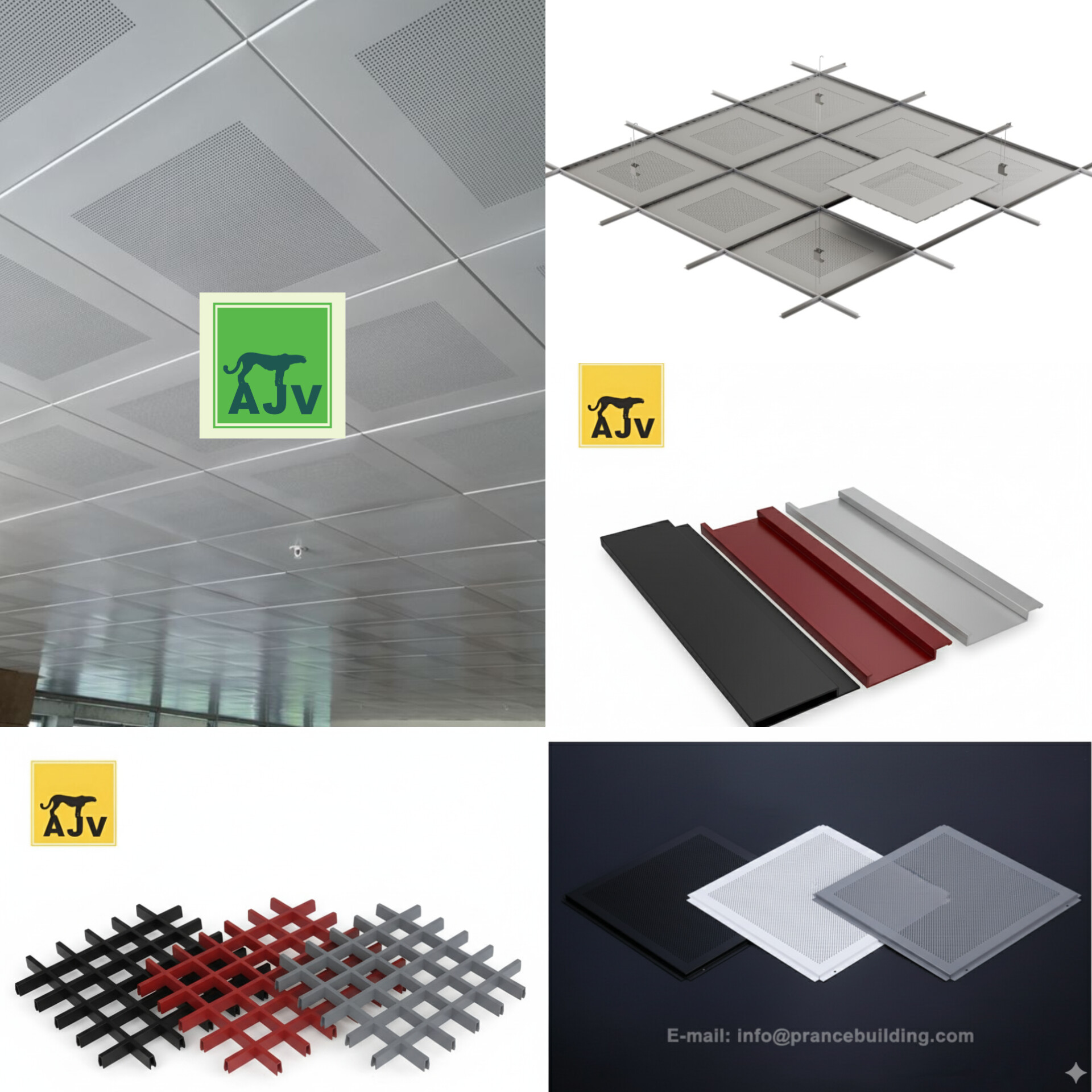 راهنمای انتخاب سقف کاذب آلومینیومی AJV