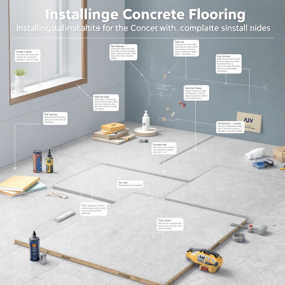 آموزش نصب کفپوش بتنی پیش‌ساخته: راهنمای جامع و عملی
