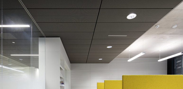 آموزش نصب چراغ سیلندری به روی تایل آلومینیومی 60 در 60 سقف کاذب