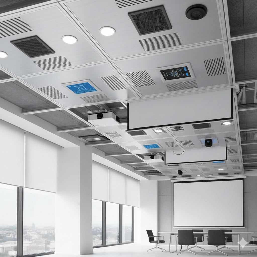 سیستم مدولار برای سقف آلومینیومی AJV مزايا و نکات فنی