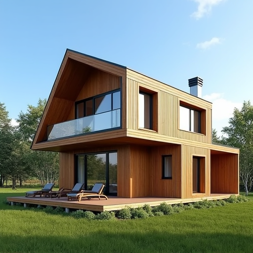 قیمت خانه پیش ساخته چوبی دوبلکس در سال 1404