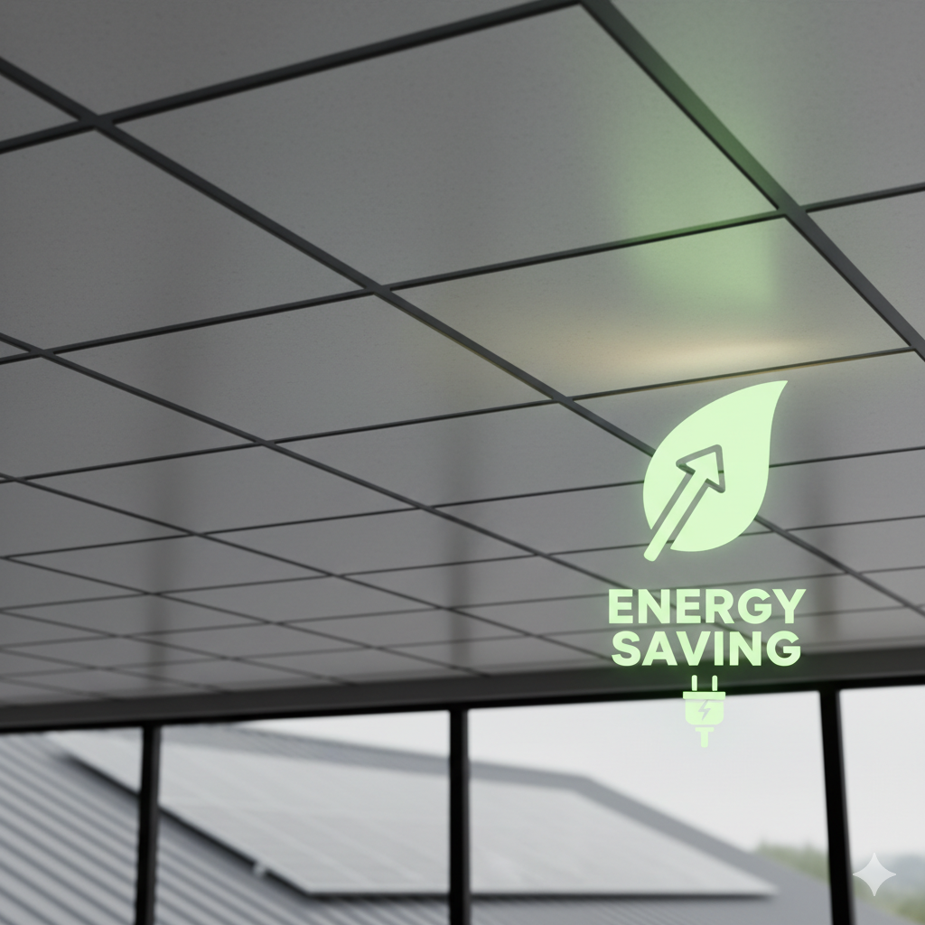 سقف‌های آلومینیومی AJV و کاهش مصرف انرژی در ساختمان