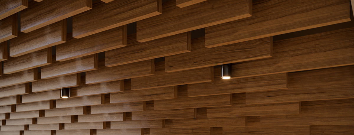 خرید سقف کاذب لوور ترمو وود از ای جی وی