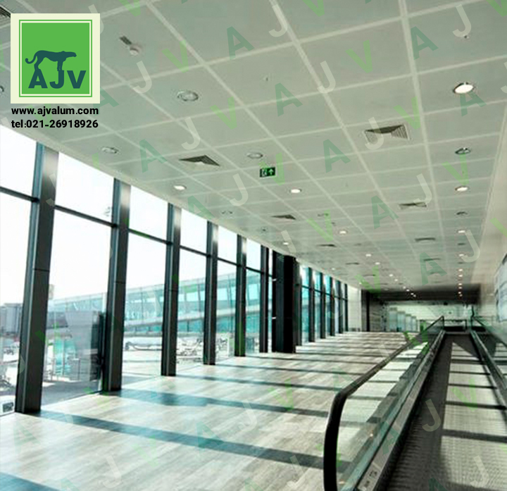 تایل آلومینیومی ای جی وی با باکس نور مخفی .تلفن فروش 02191693121