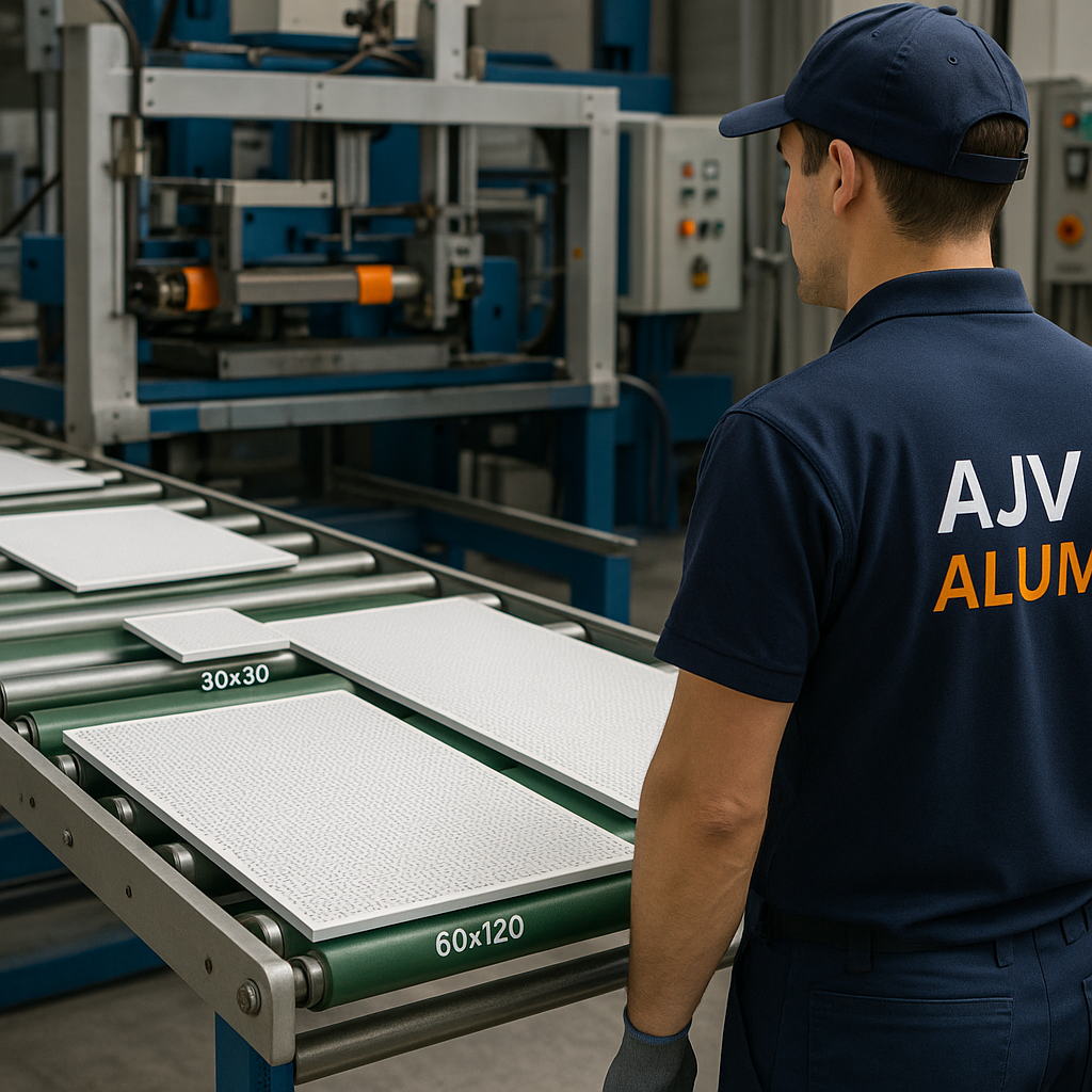 برند AJV آلوم؛ پیشگام تخصصی تولید و عرضه گریلیوم آلومینیومی سقف کاذب