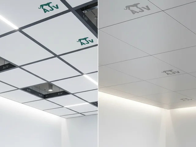 تفاوت سقف آلومینیومی نمایان و مخفی در سیستمهای AJV Alum انتخابی بر اساس نیاز پروژه